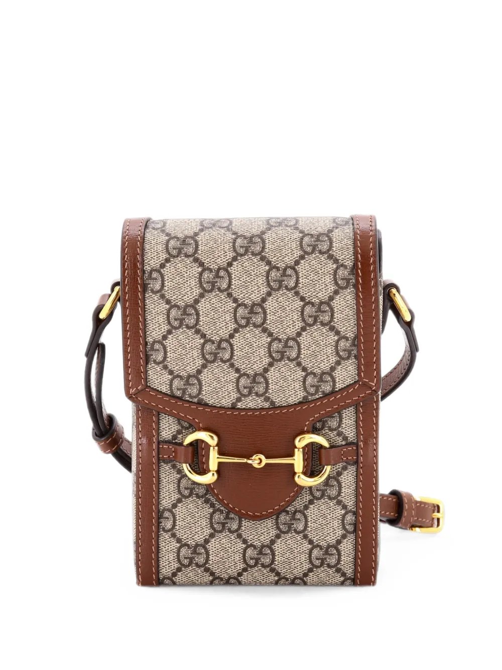 Horsebit 1955 GG Coated Canvas with Leather Mini crossbody bag