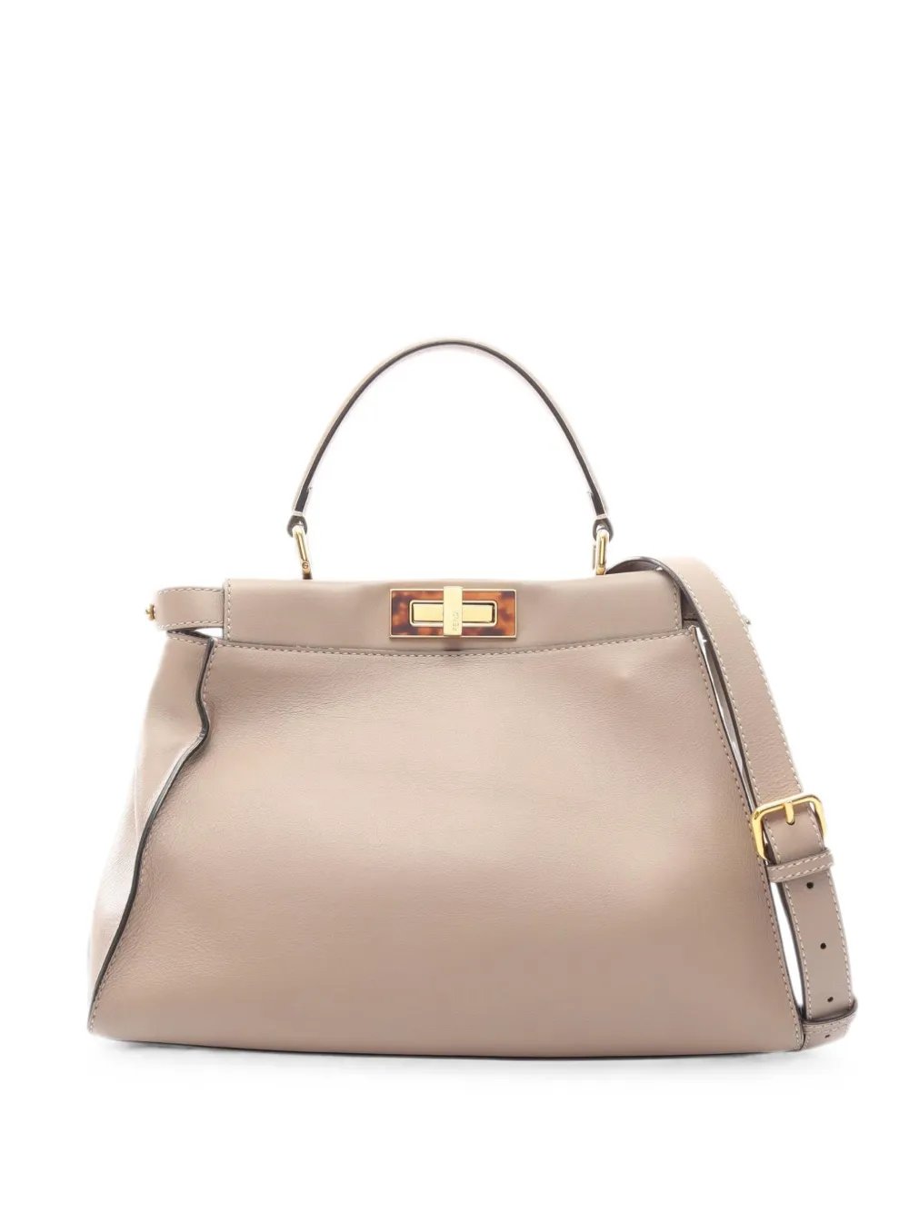 Fendi 2010s Peekaboo leather two-way handbag