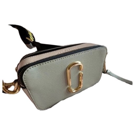 Snapshot leather crossbody bag