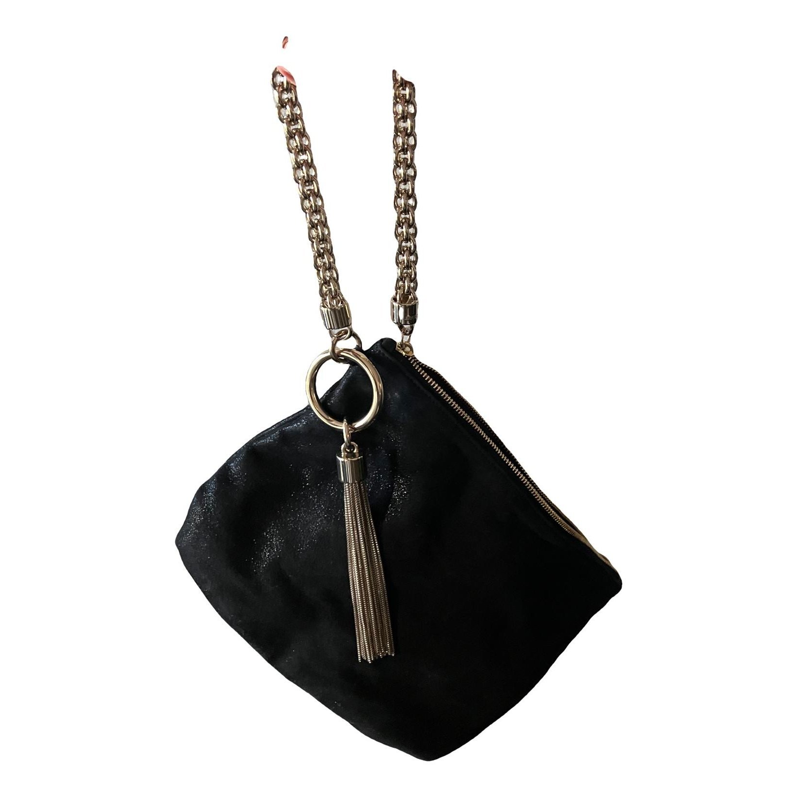 Leather clutch bag