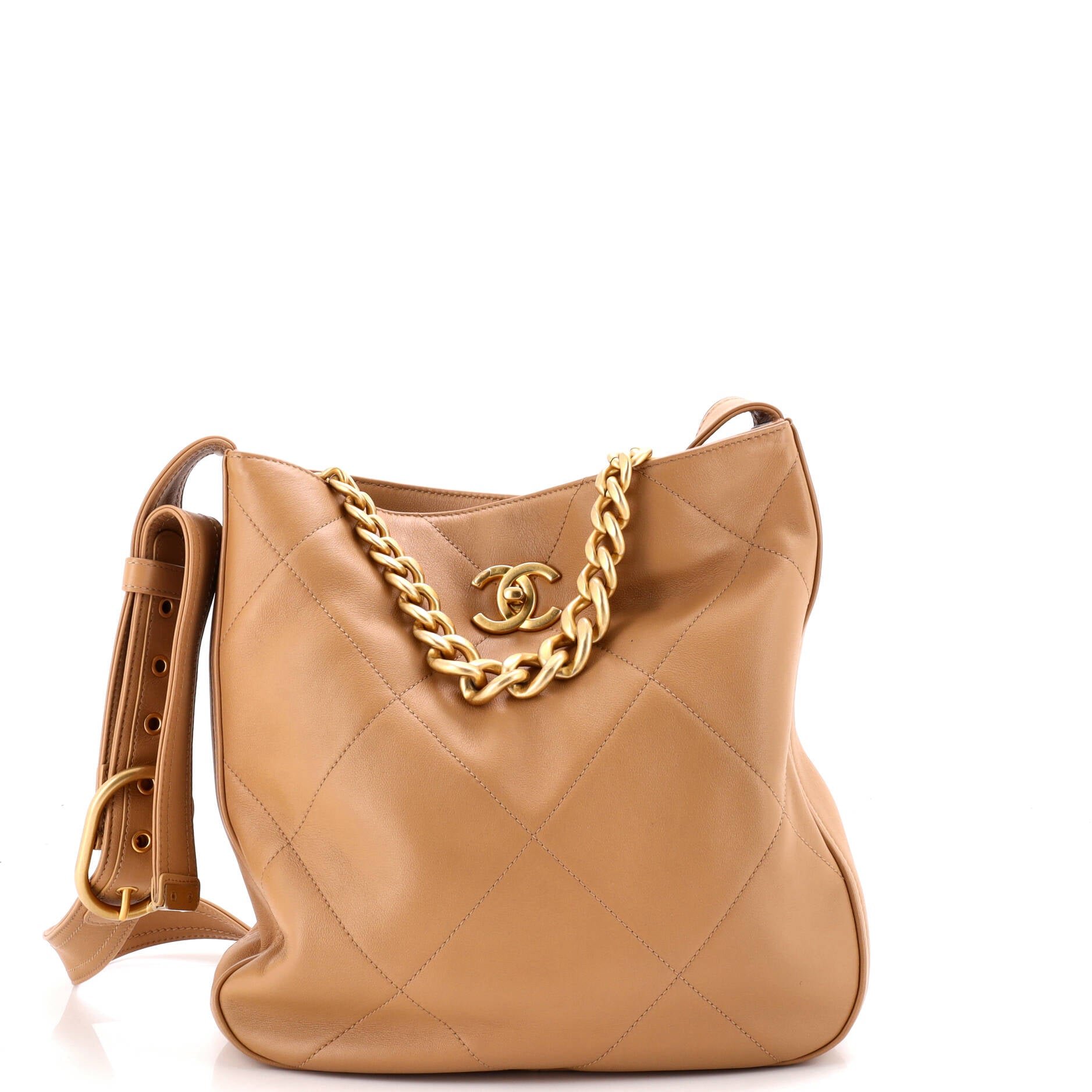 Easy Mood Hobo Quilted Calfskin
