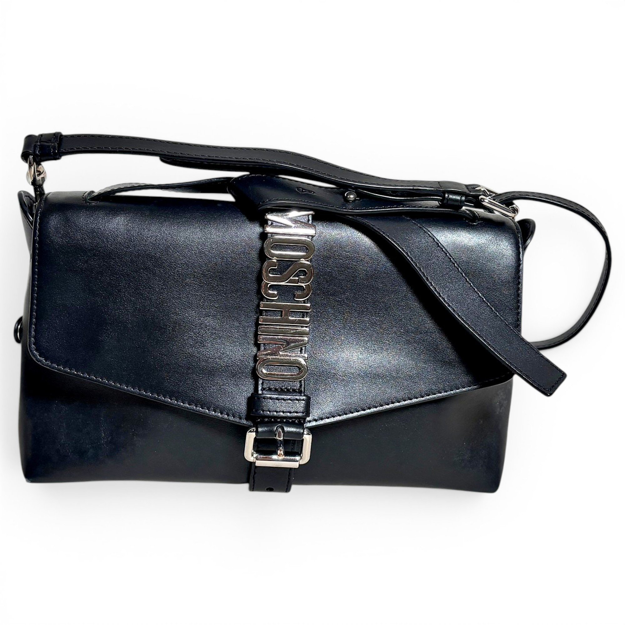Moschino Leather clutch bag