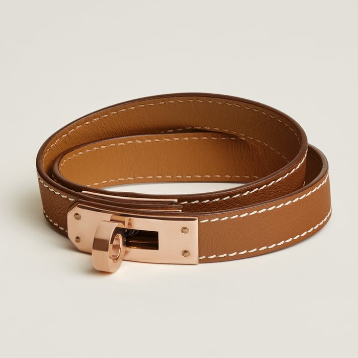 Gold Kelly Double Tour Bracelet