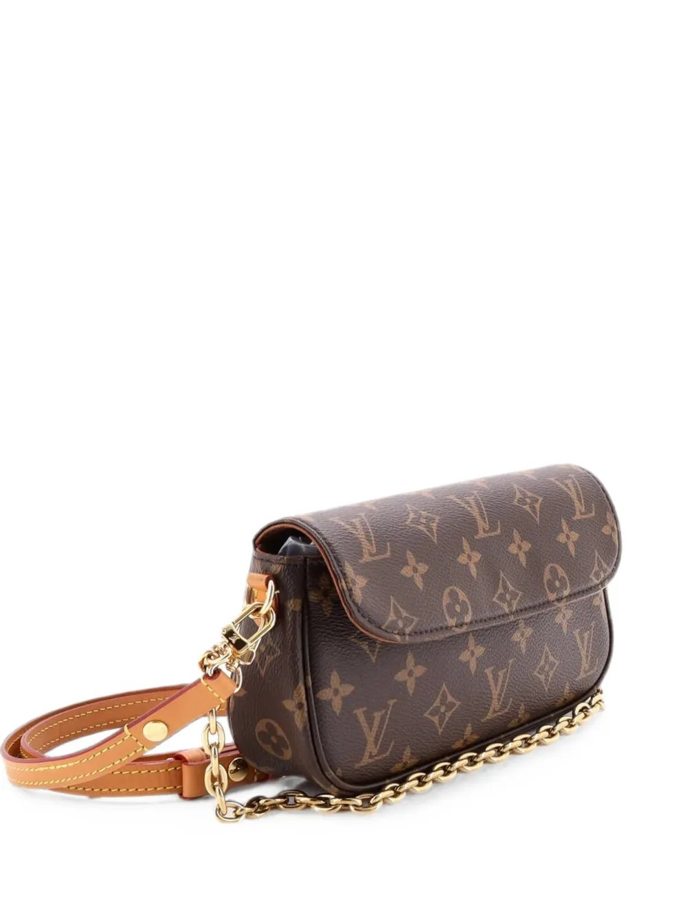 Ivy Wallet on Chain Monogram Canvas shoulder bag