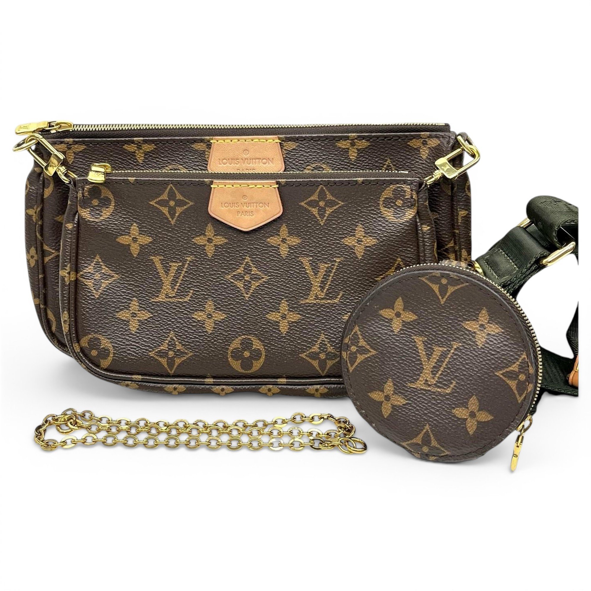 Multi Pochette Accessoires leather handbag