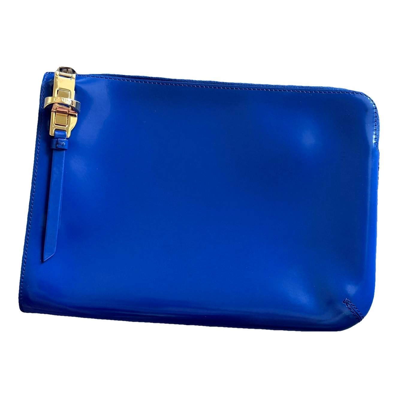 Leather clutch bag