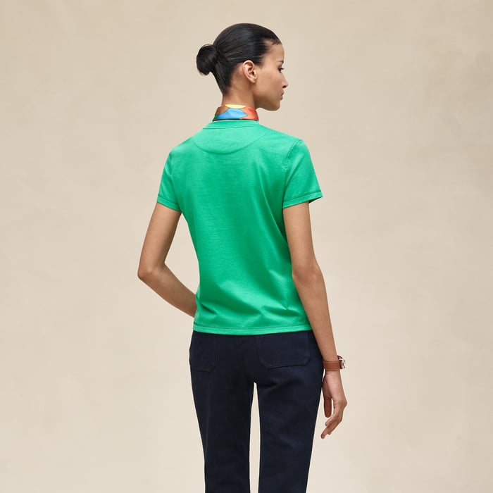 Vert Mélisse Embroidered Pocket T-shirt