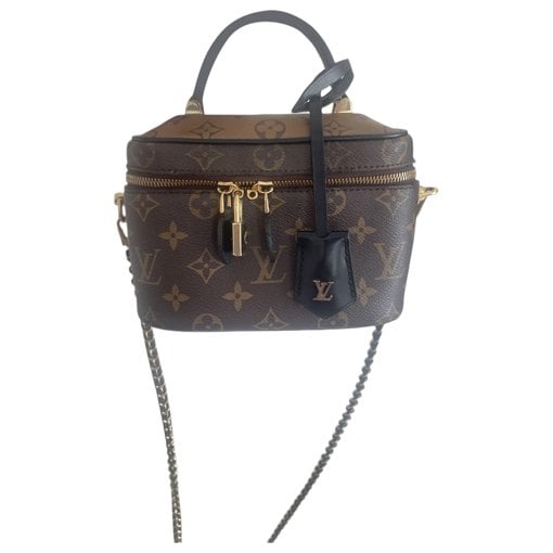 Vanity leather handbag