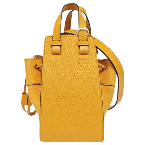 Hammock leather handbag
