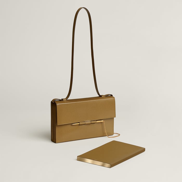 Bronze Doré Coulisseaux to Go Wallet