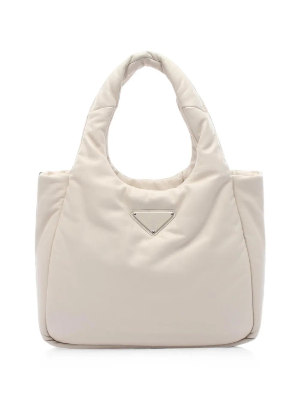 2010s padded leather tote bag
