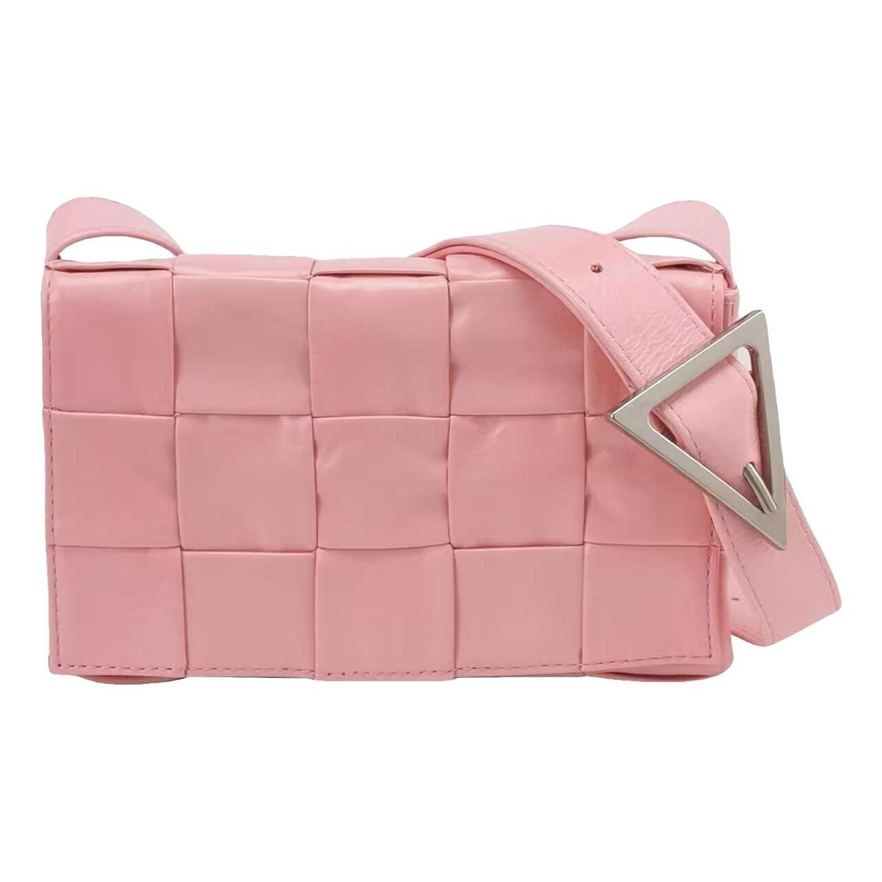Cassette leather handbag
