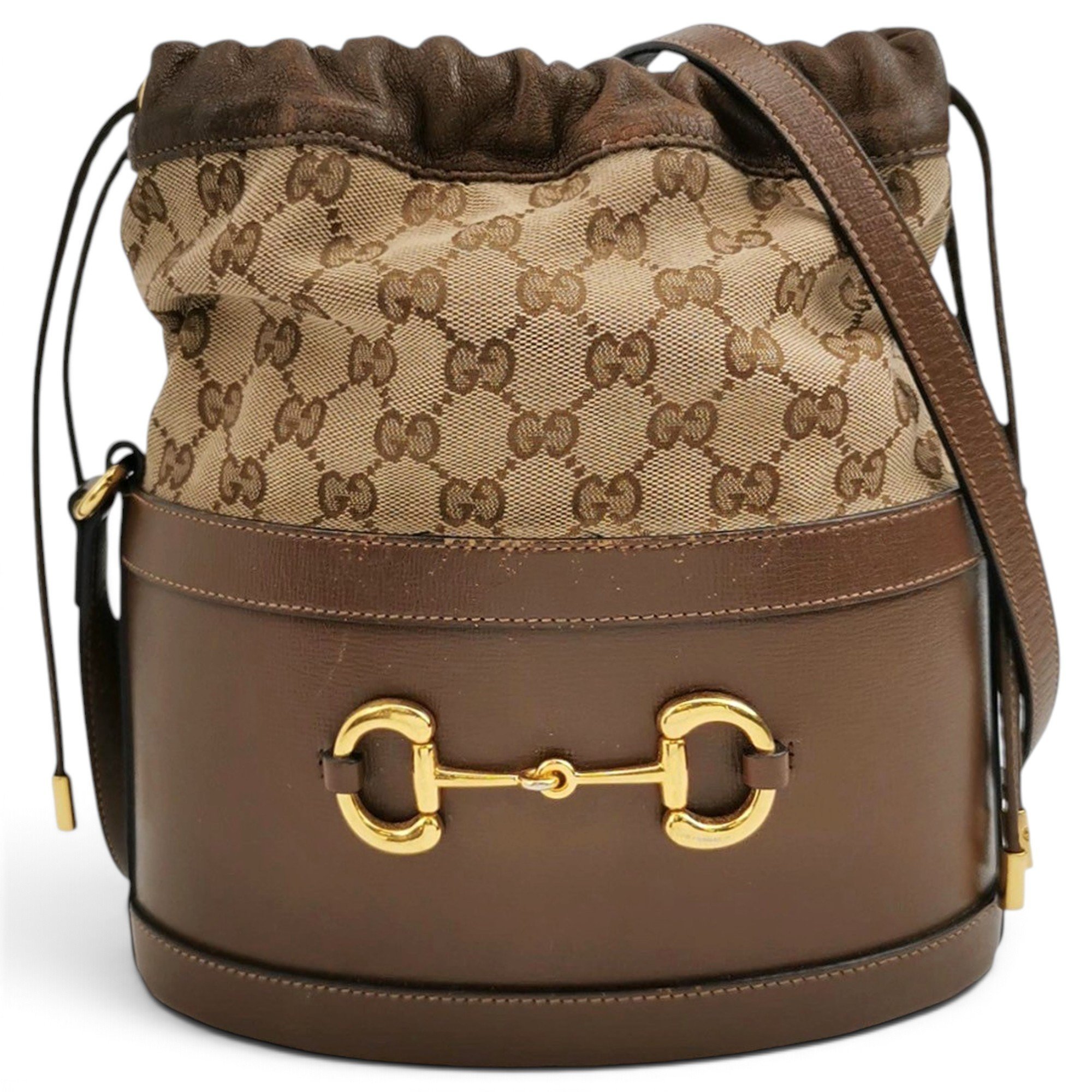 Horsebit 1955 Bucket cloth crossbody bag