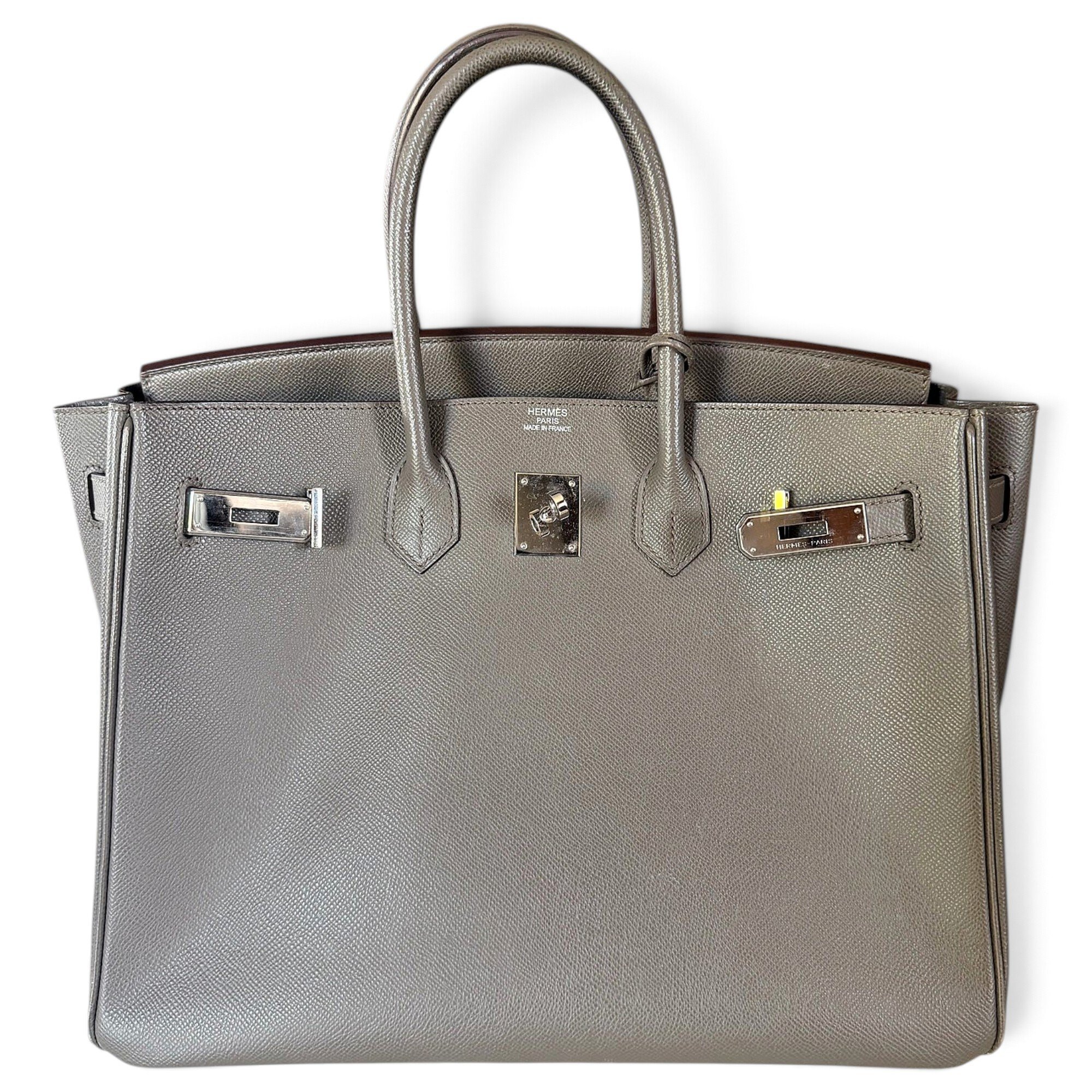Birkin 35 leather handbag