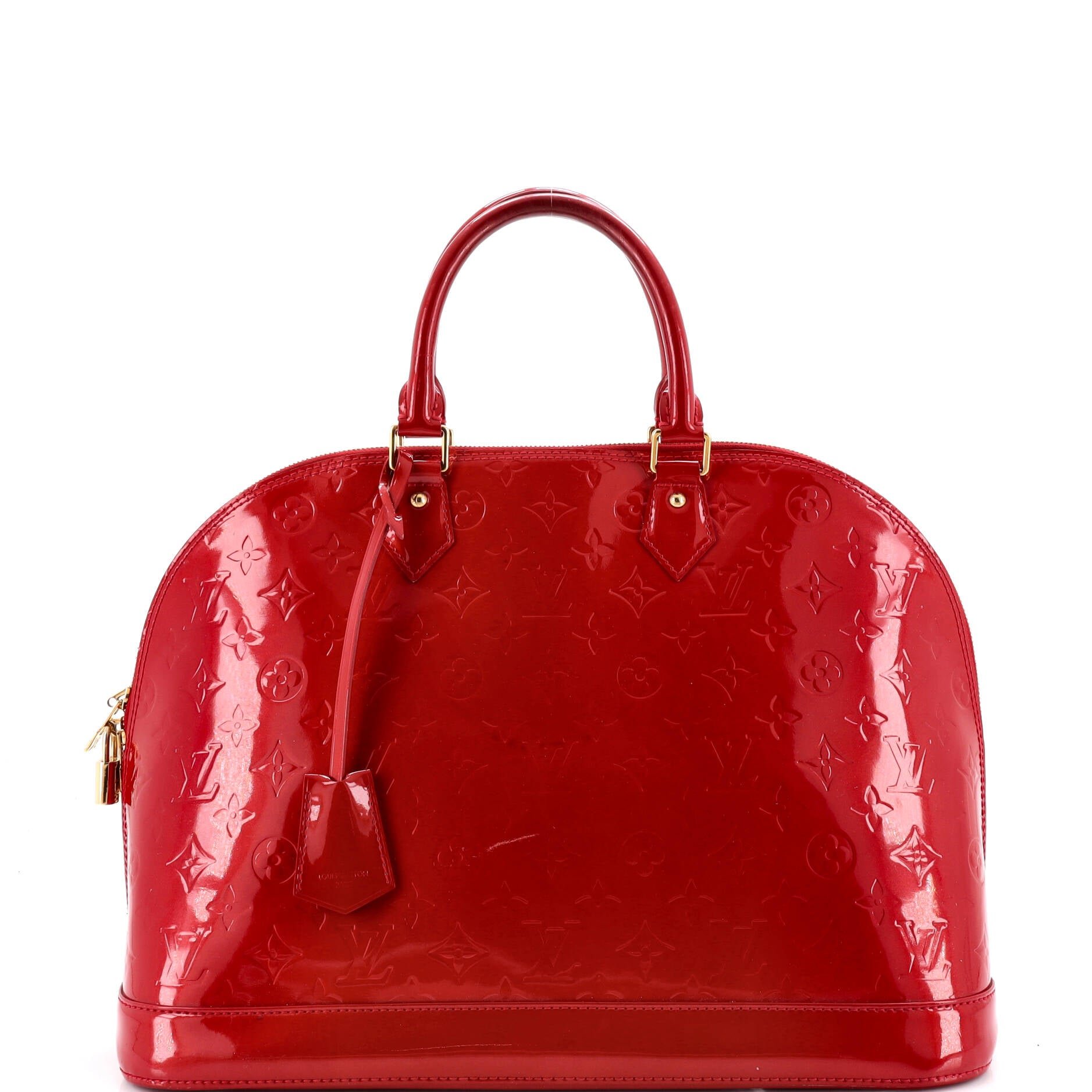 Alma Handbag Monogram Vernis GM