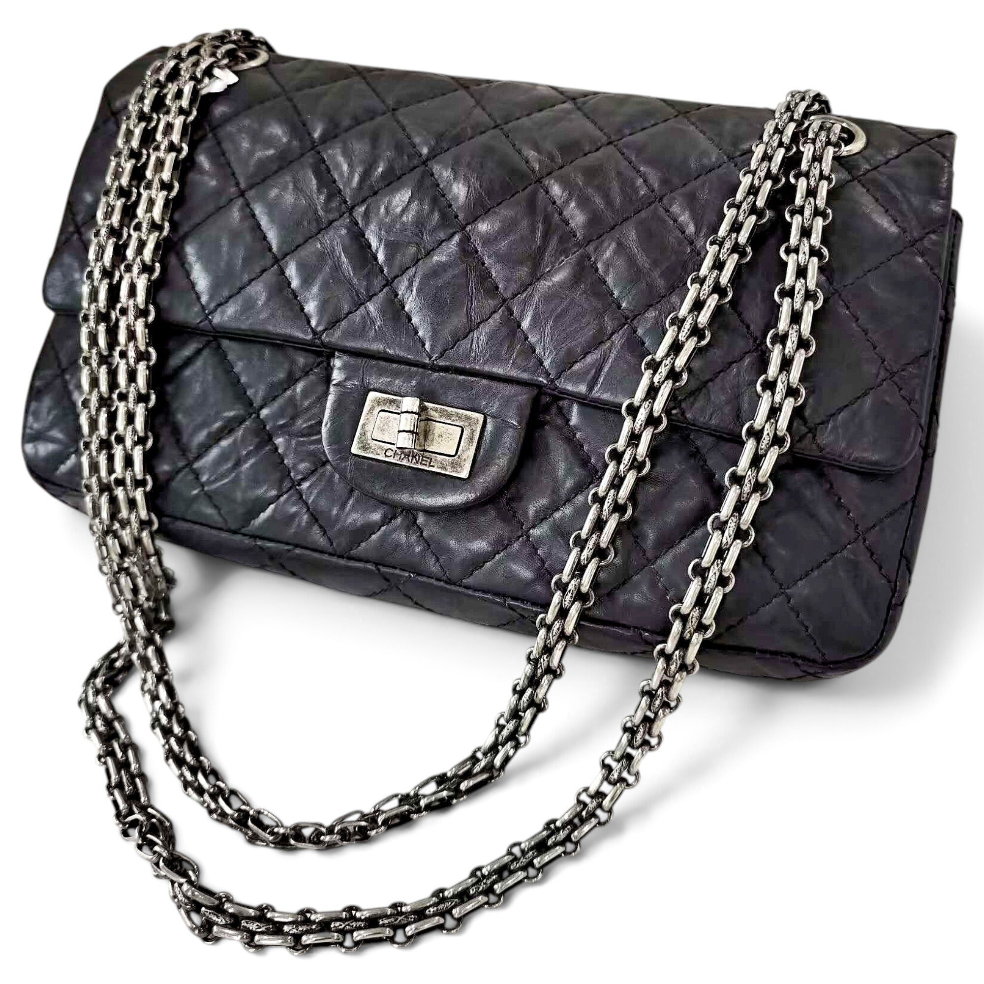 2.55 leather handbag