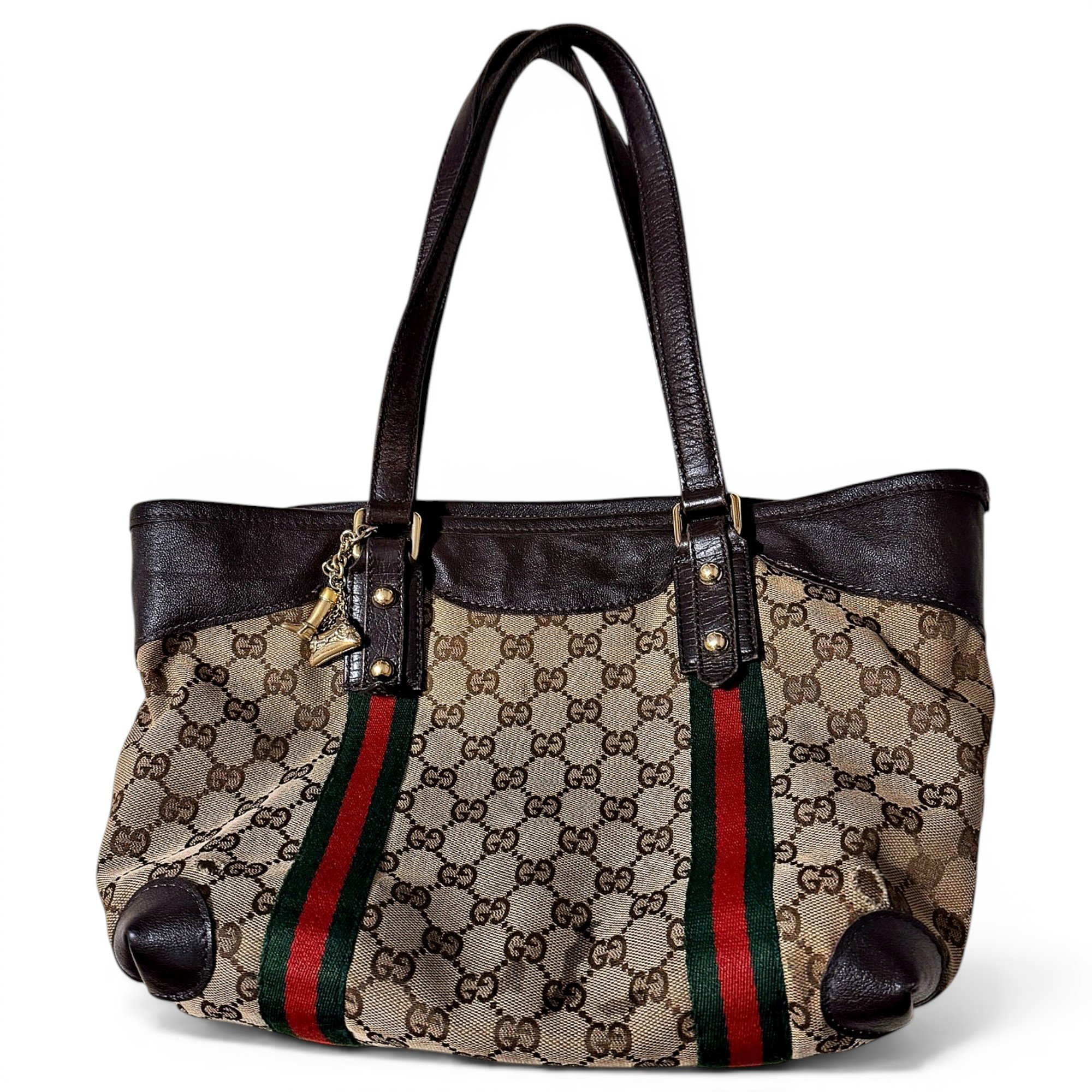 Leather tote