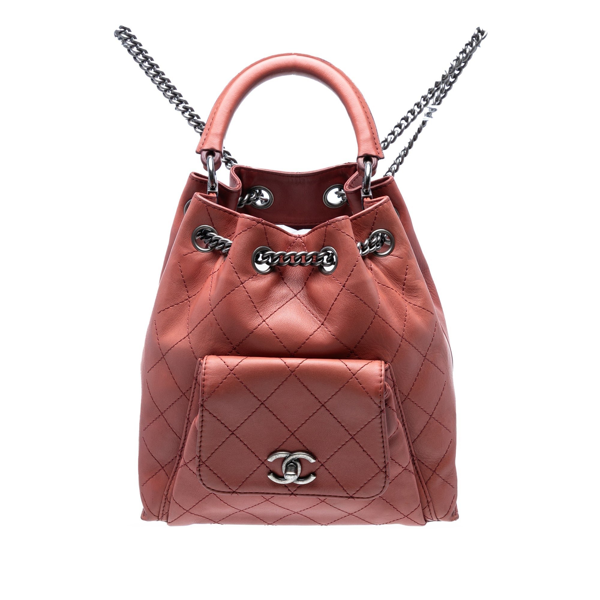 Leather handbag