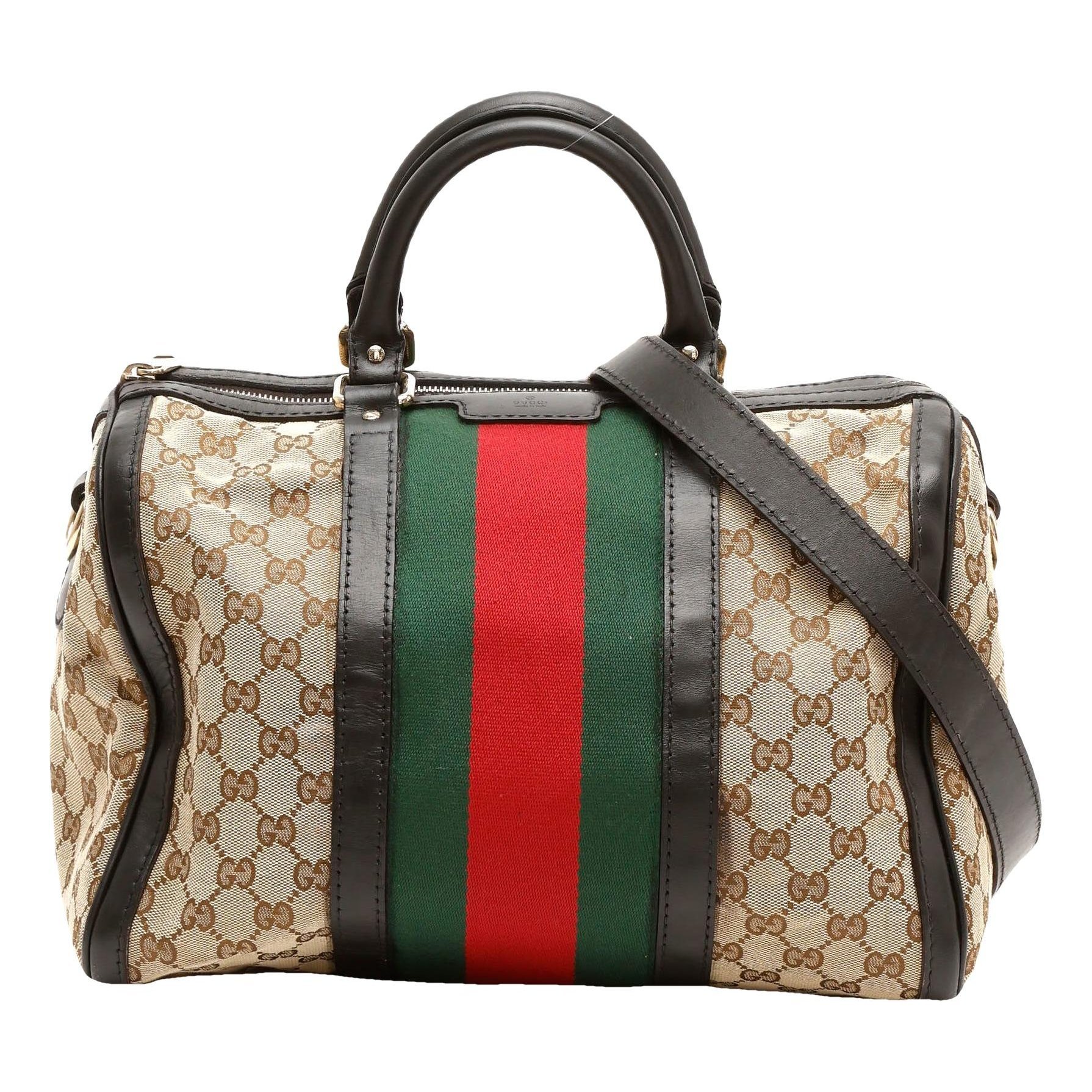 Boston leather handbag