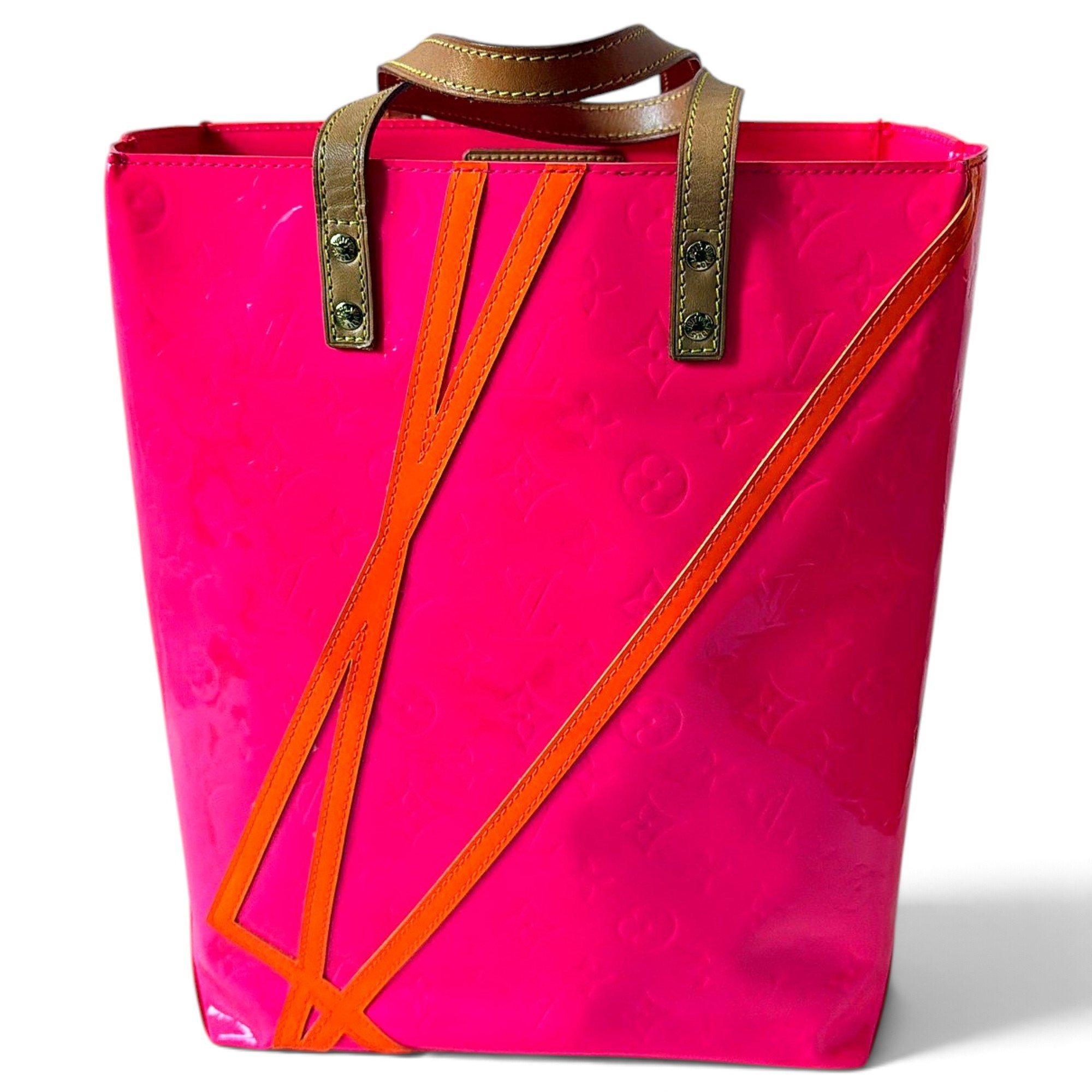 Reade patent leather tote