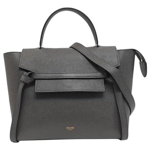 Belt leather crossbody bag
