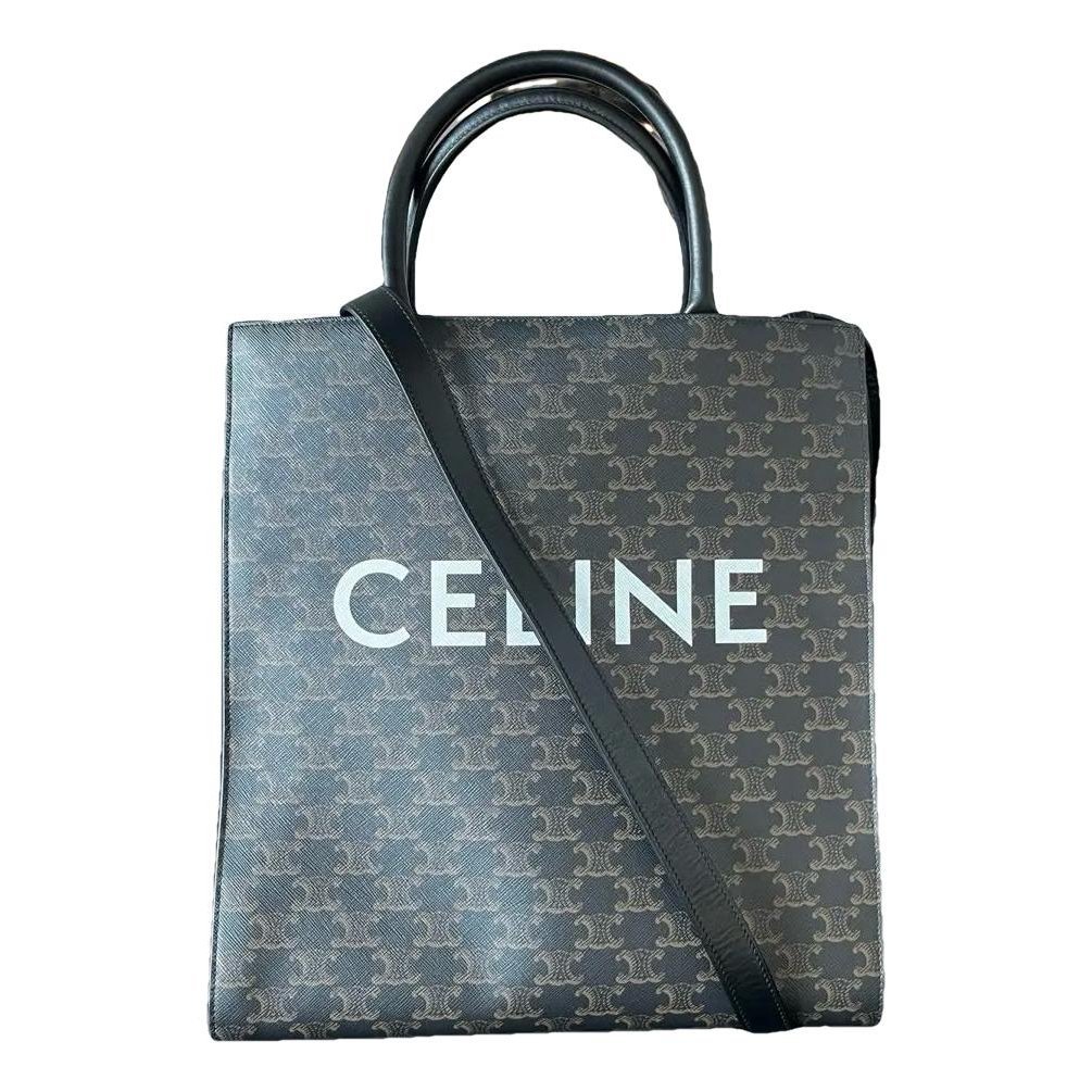 Cabas Vertical vinyl tote