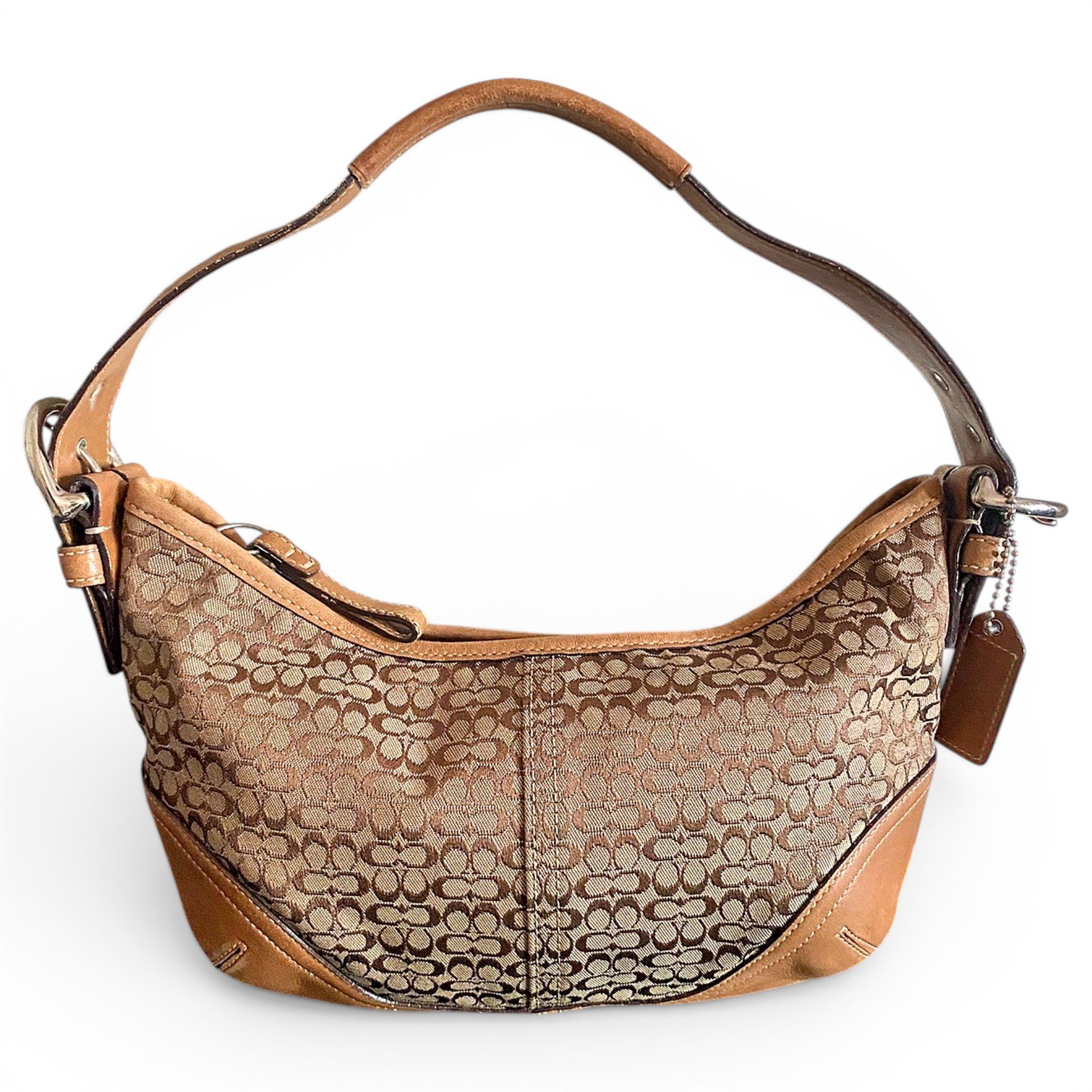 Signature Sufflette leather handbag