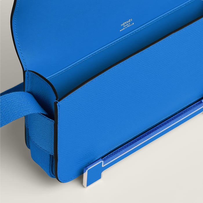 Bleu Hydra Hermès Geta Slim Bag