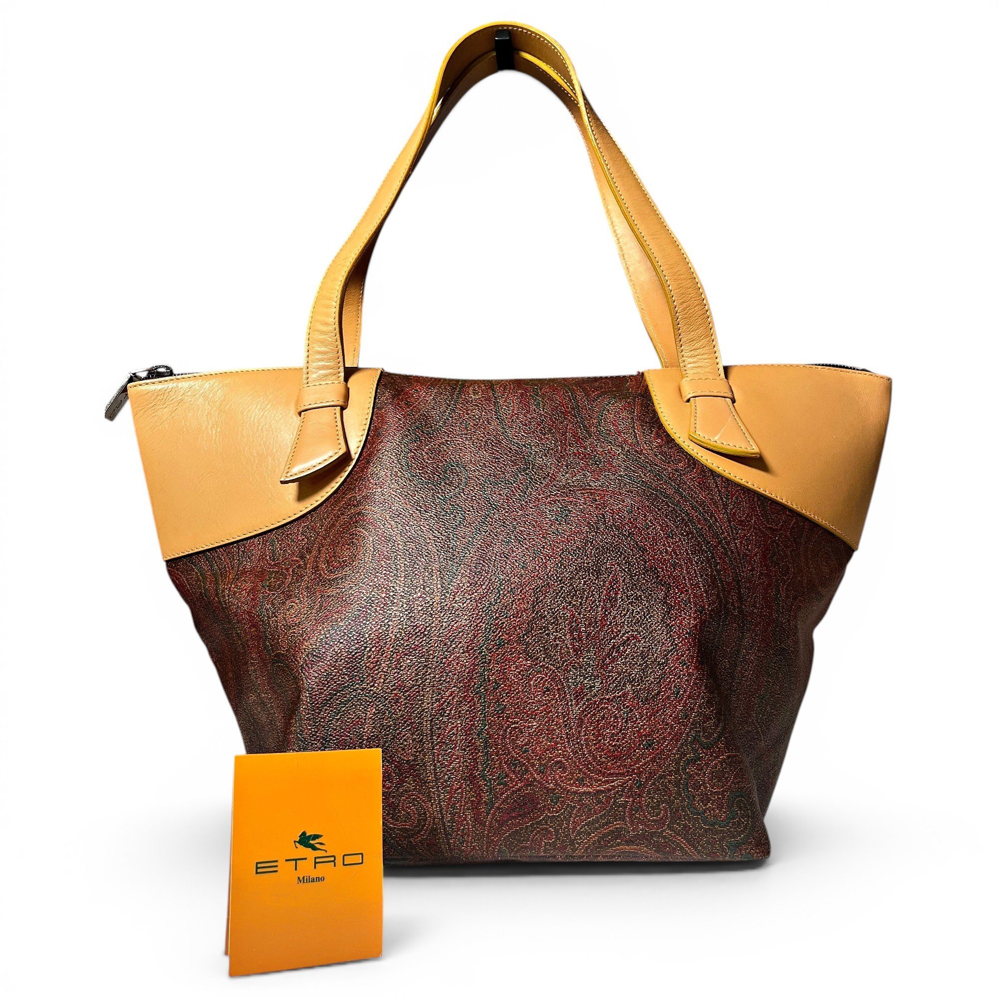 Leather tote