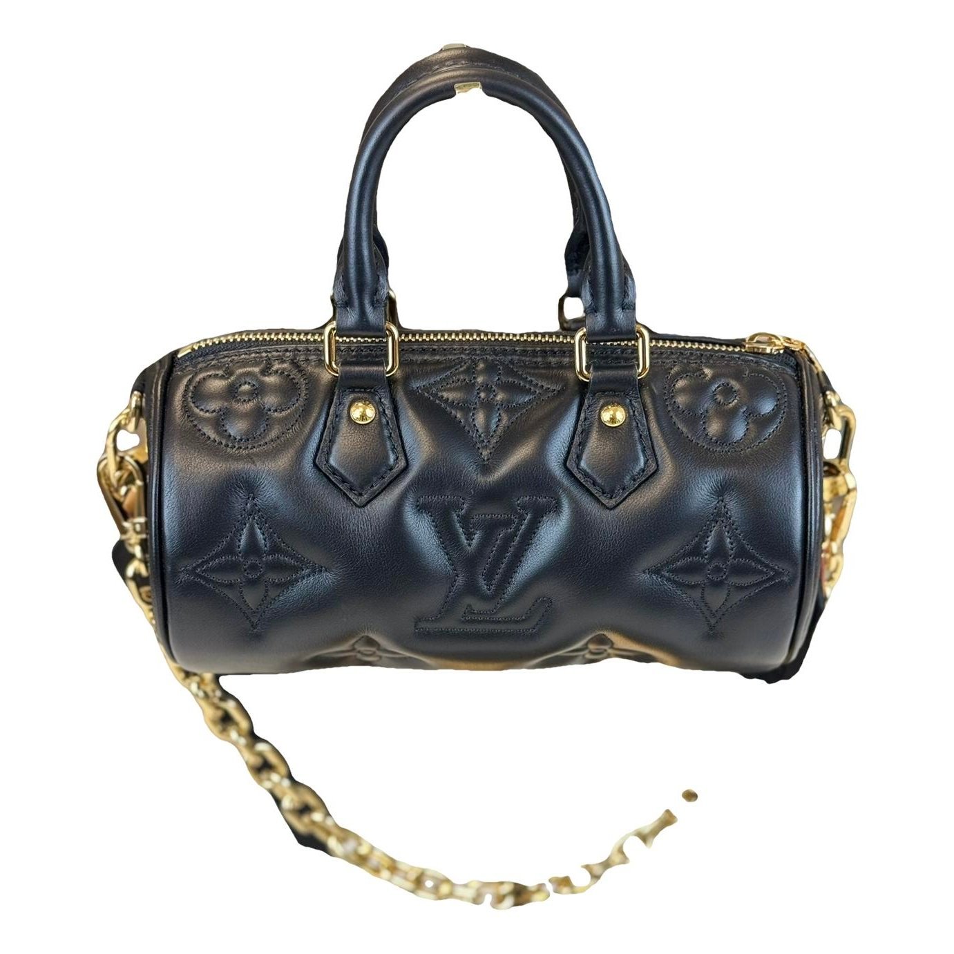 Papillon BB leather crossbody bag