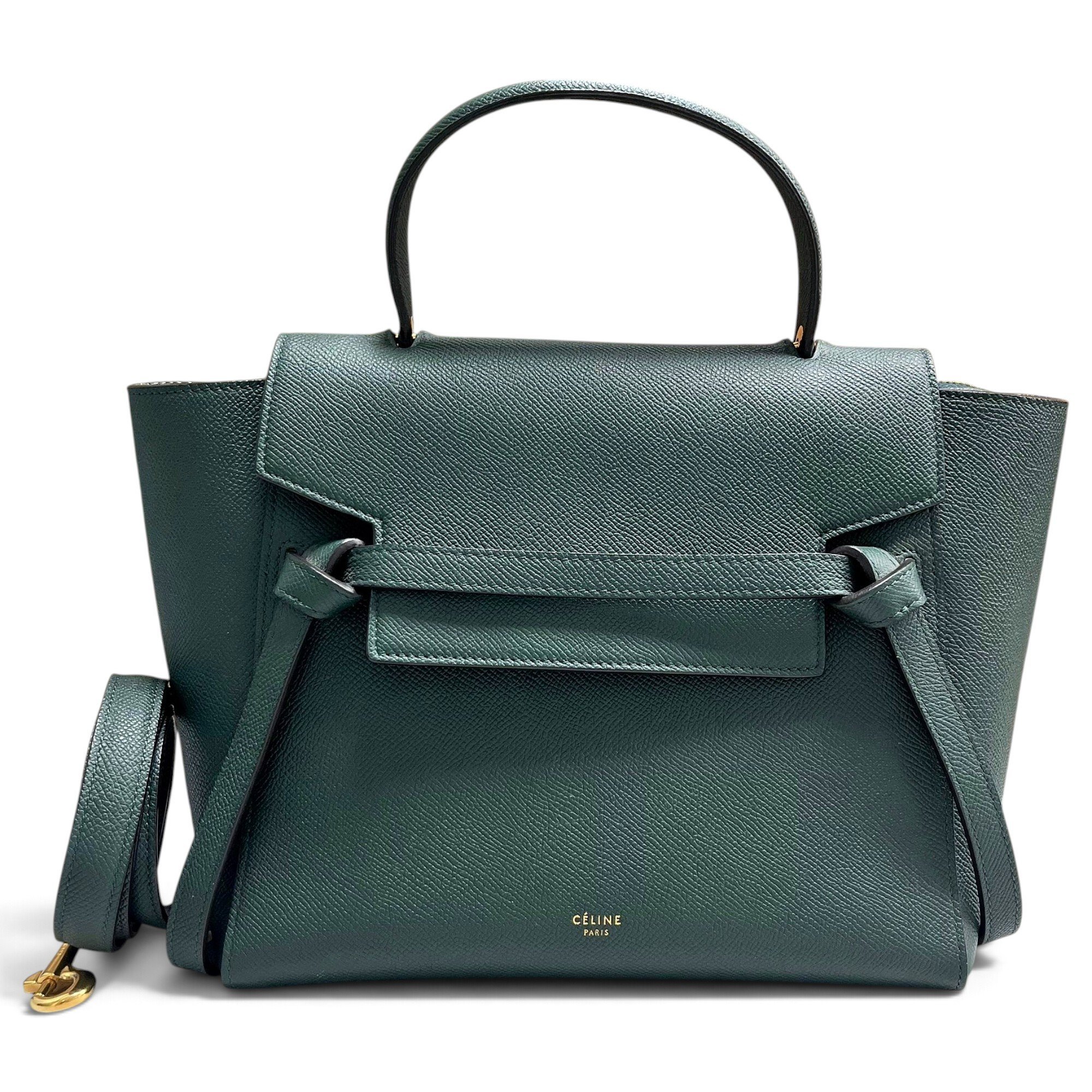 Belt leather handbag