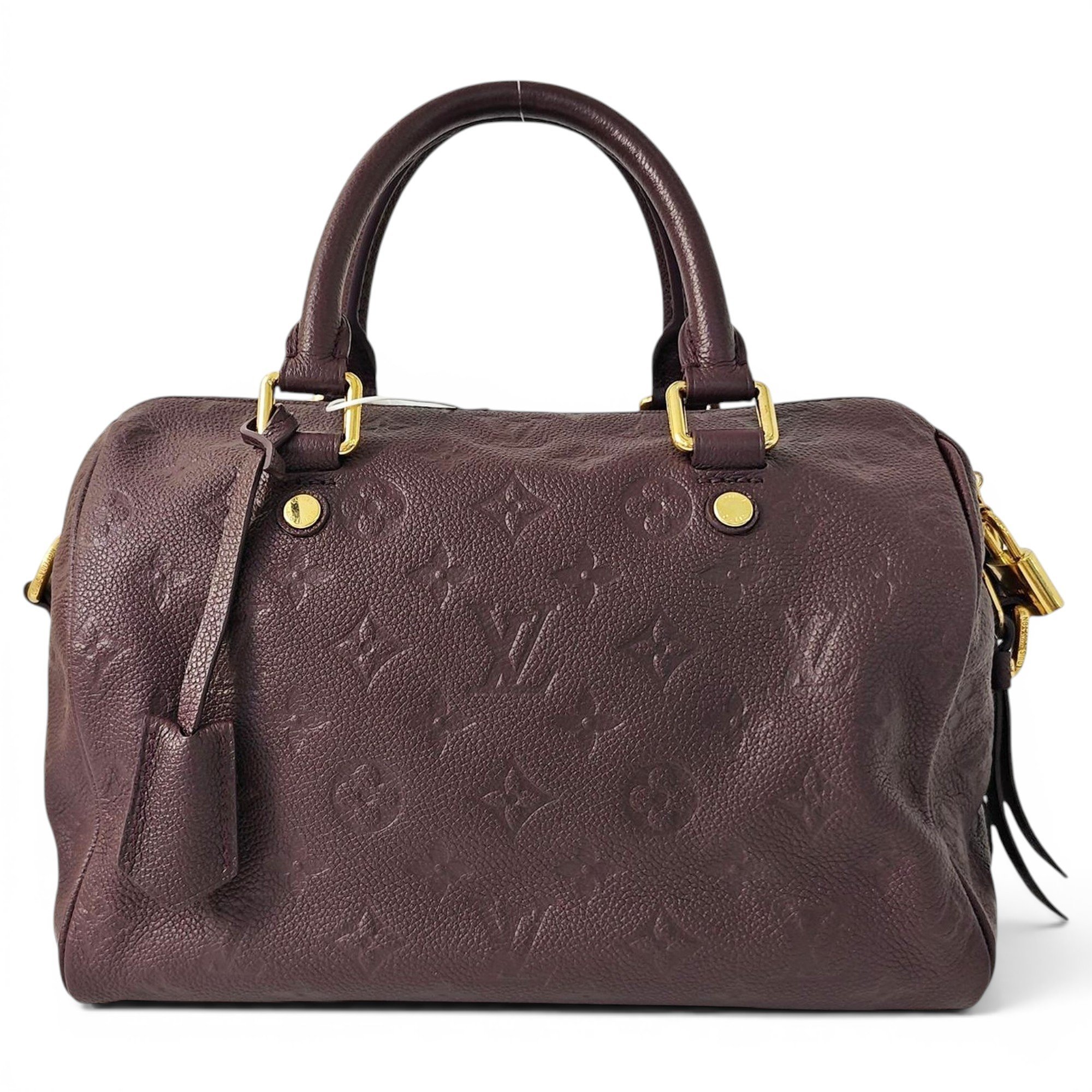 Speedy leather handbag