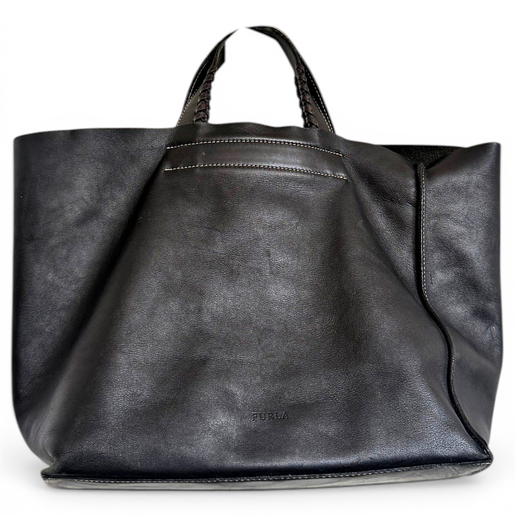 Leather handbag