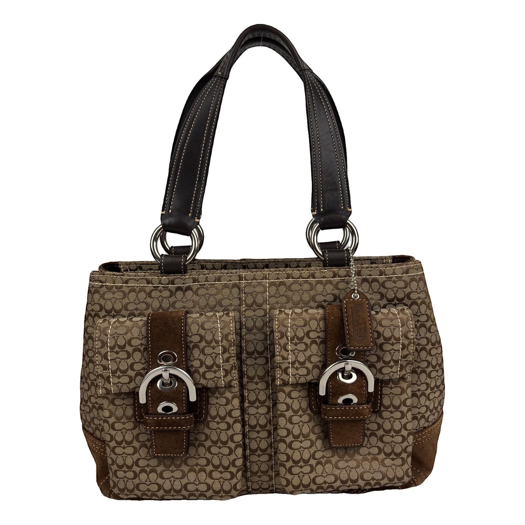 Signature Sufflette cloth handbag