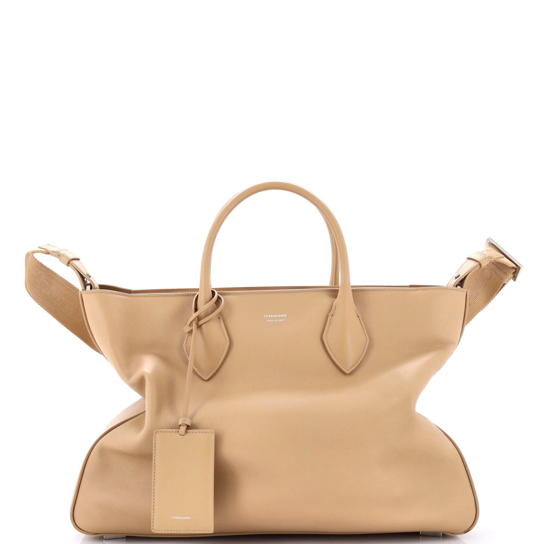 Star Convertible Top Handle Bag Leather Large
