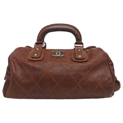 Leather handbag