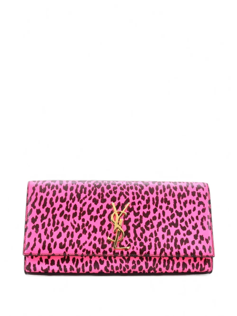 Classic Monogram Printed Leather clutch bag