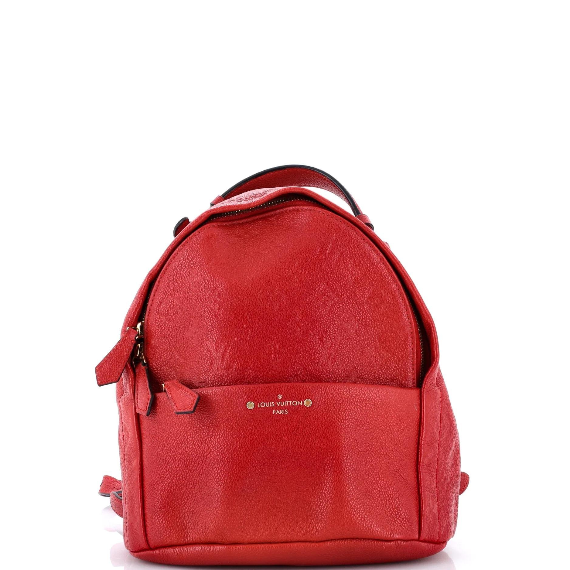 Leather backpack