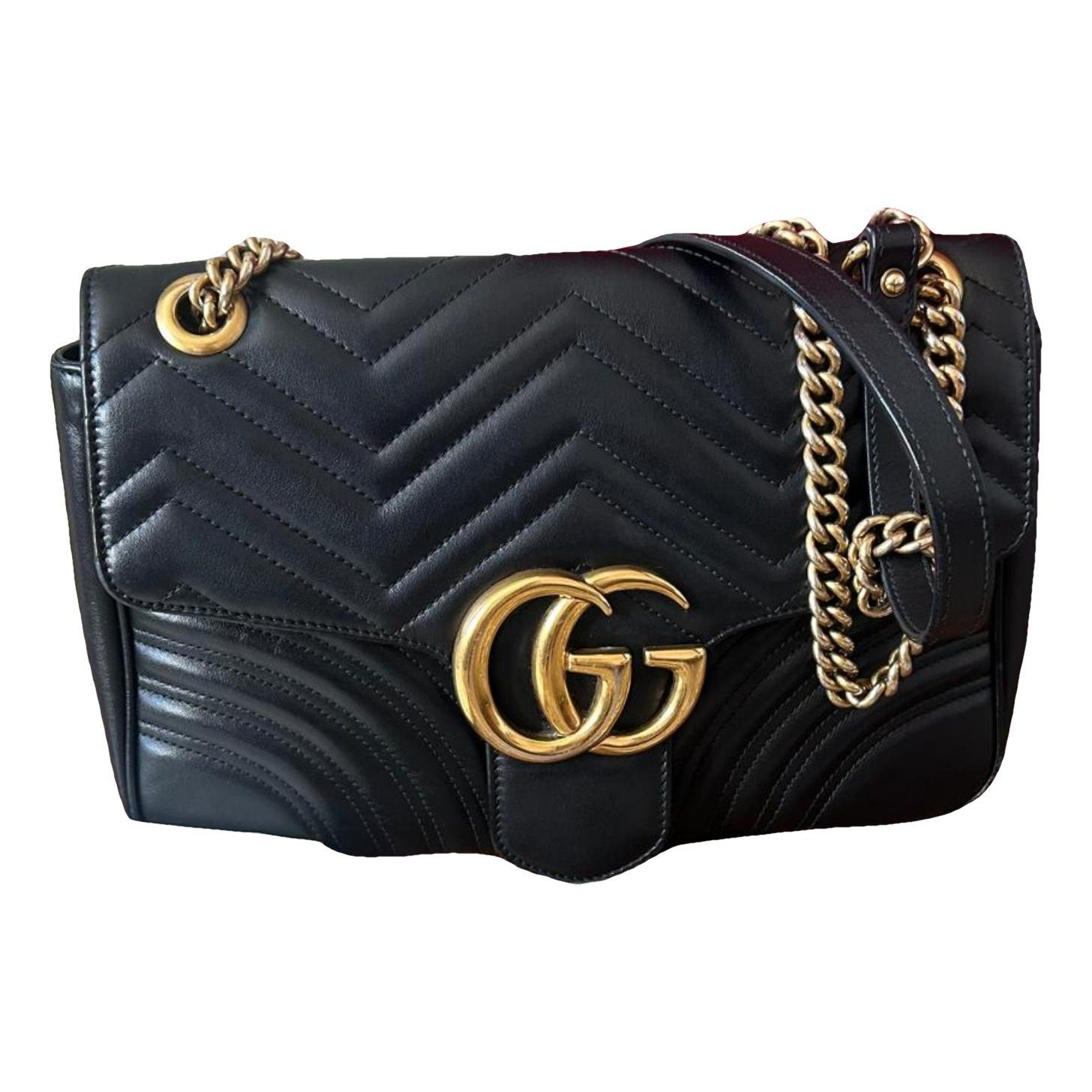 GG Marmont Flap leather crossbody bag