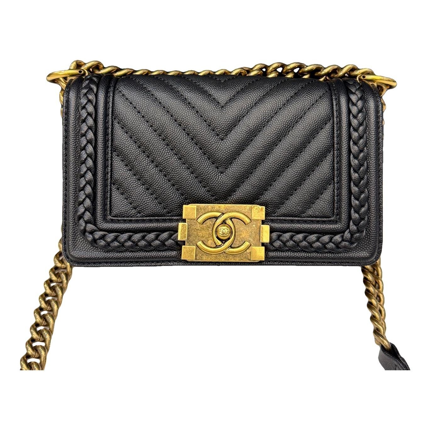 Boy leather crossbody bag