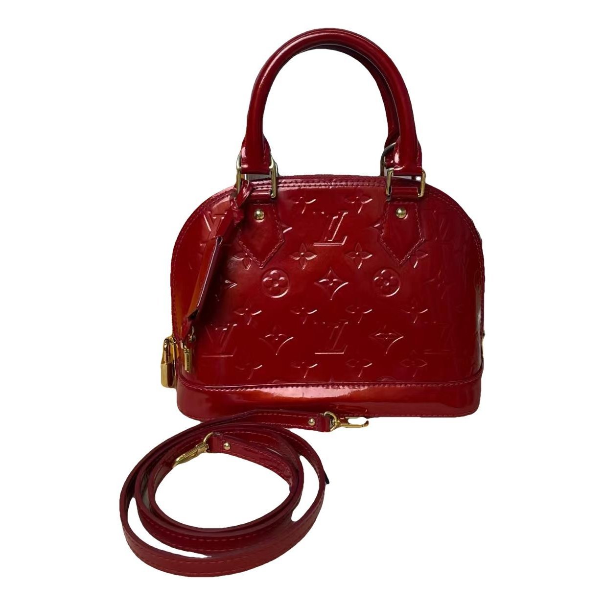 Alma BB patent leather handbag