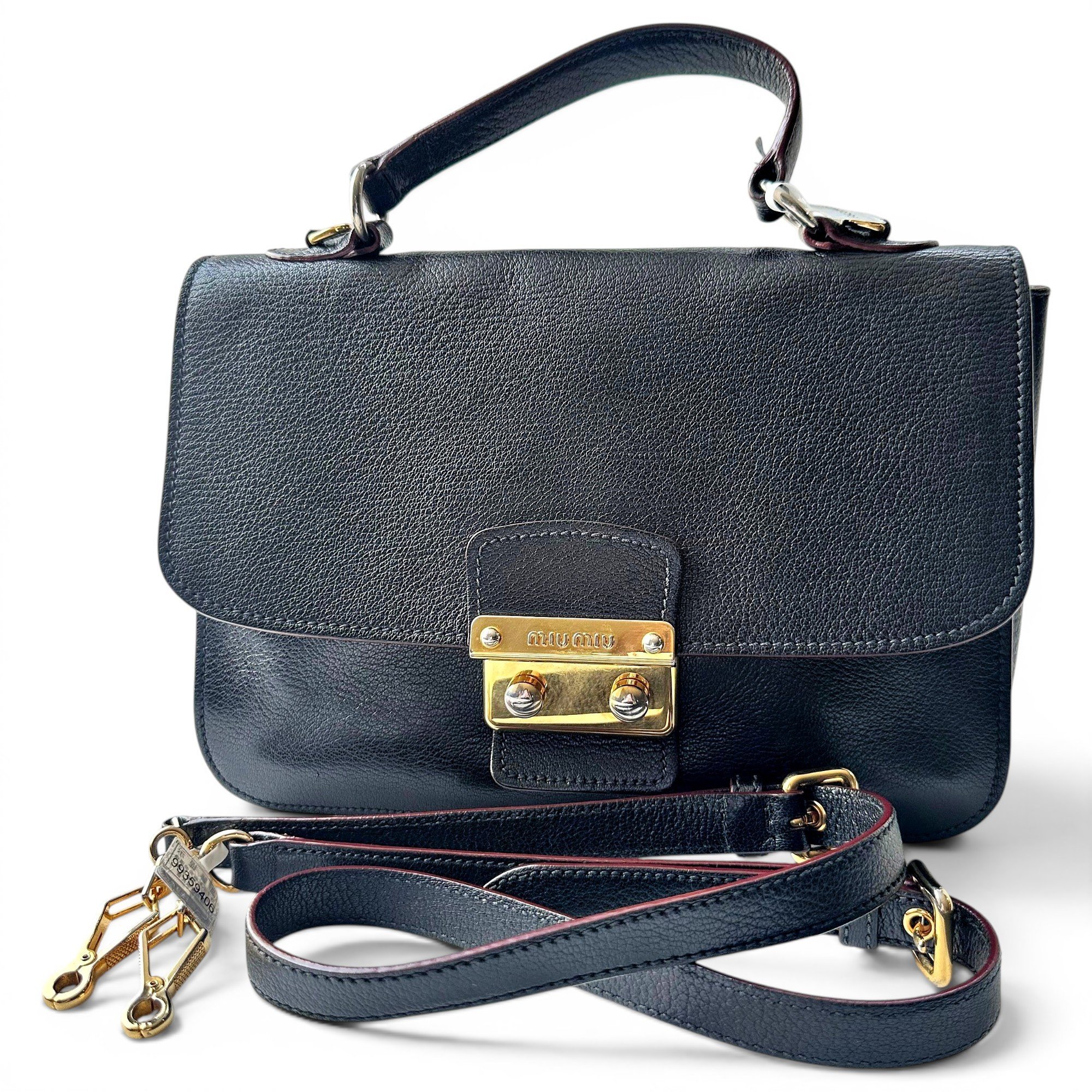 Leather handbag