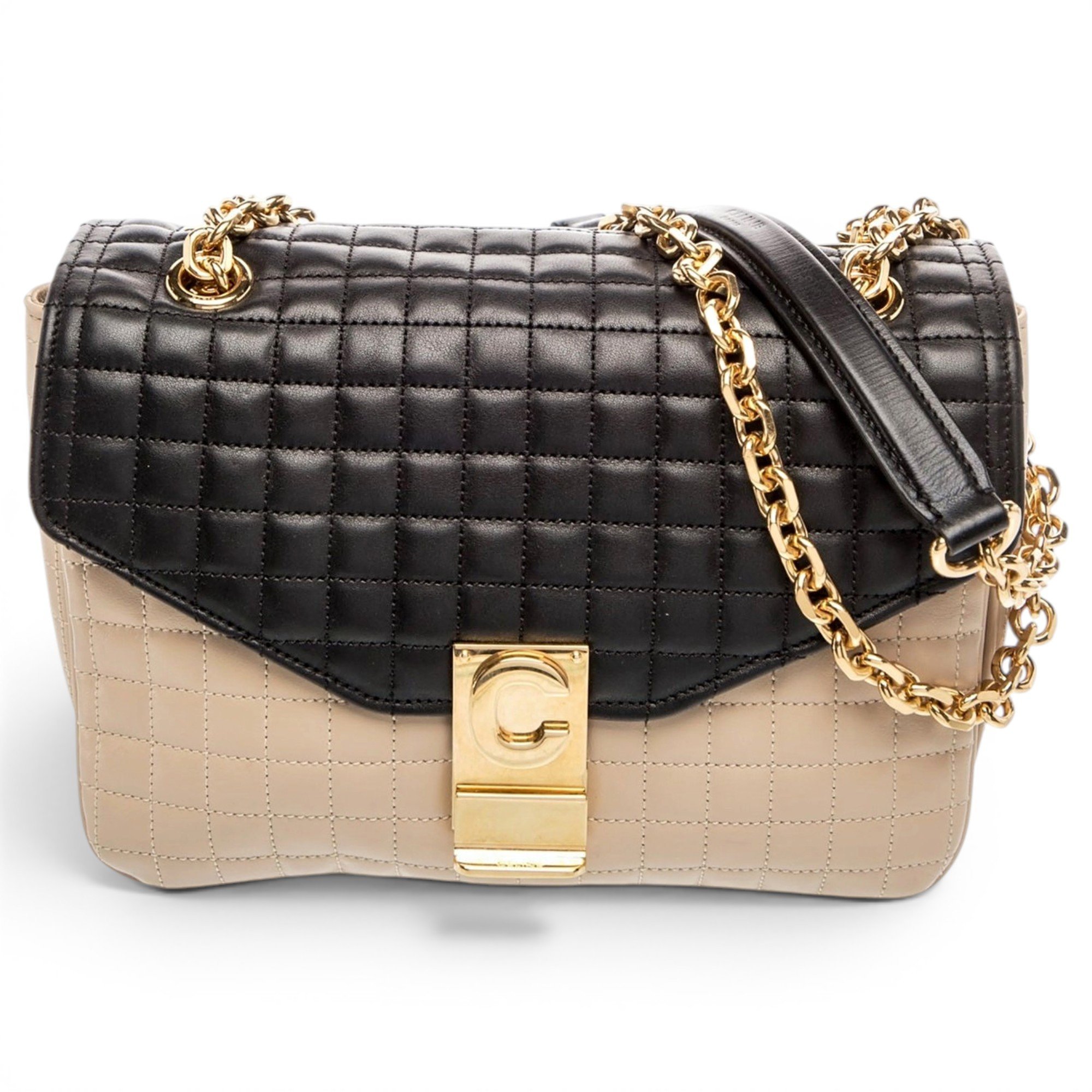 C bag leather handbag
