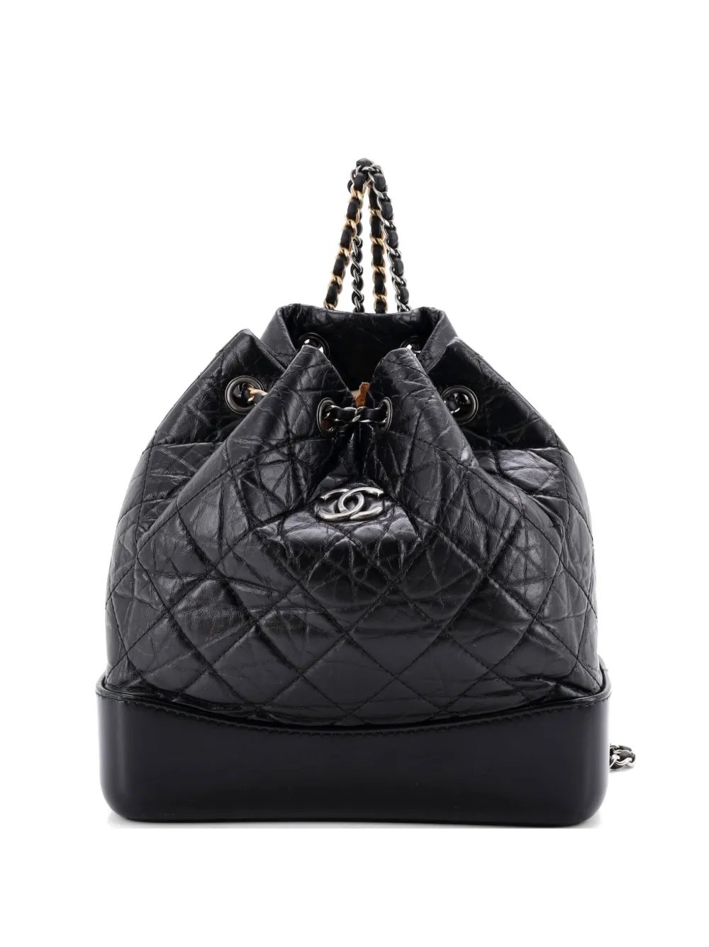 Gabrielle Quilted Aged Calfskin Small backpack