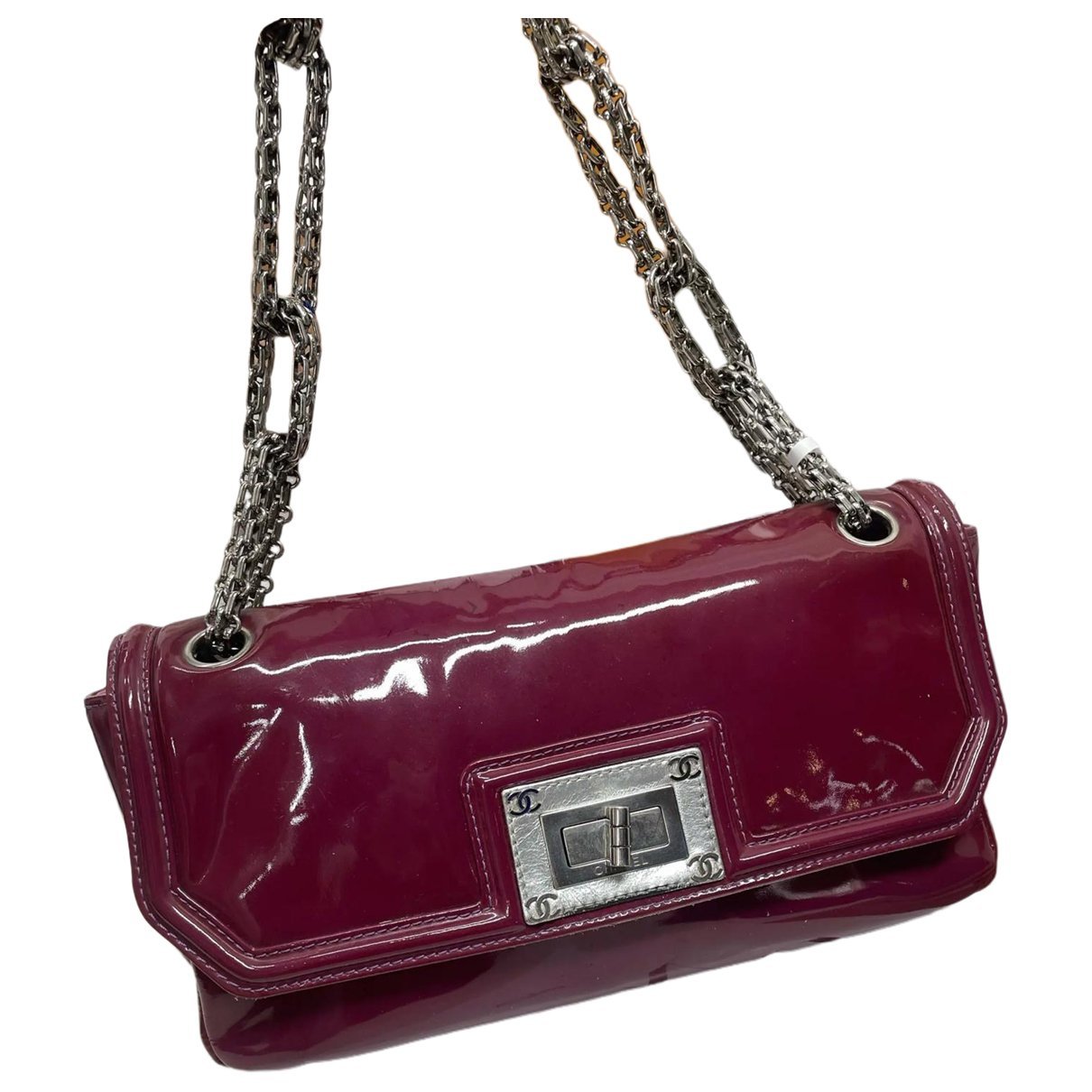 2.55 patent leather handbag