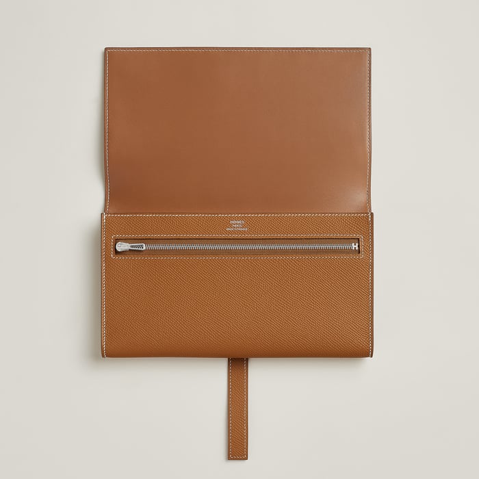 Gold New H Passant Toutenmain Wallet