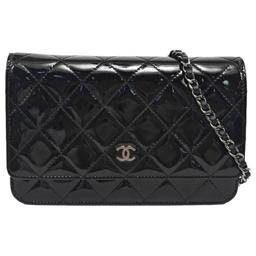 Patent leather crossbody bag
