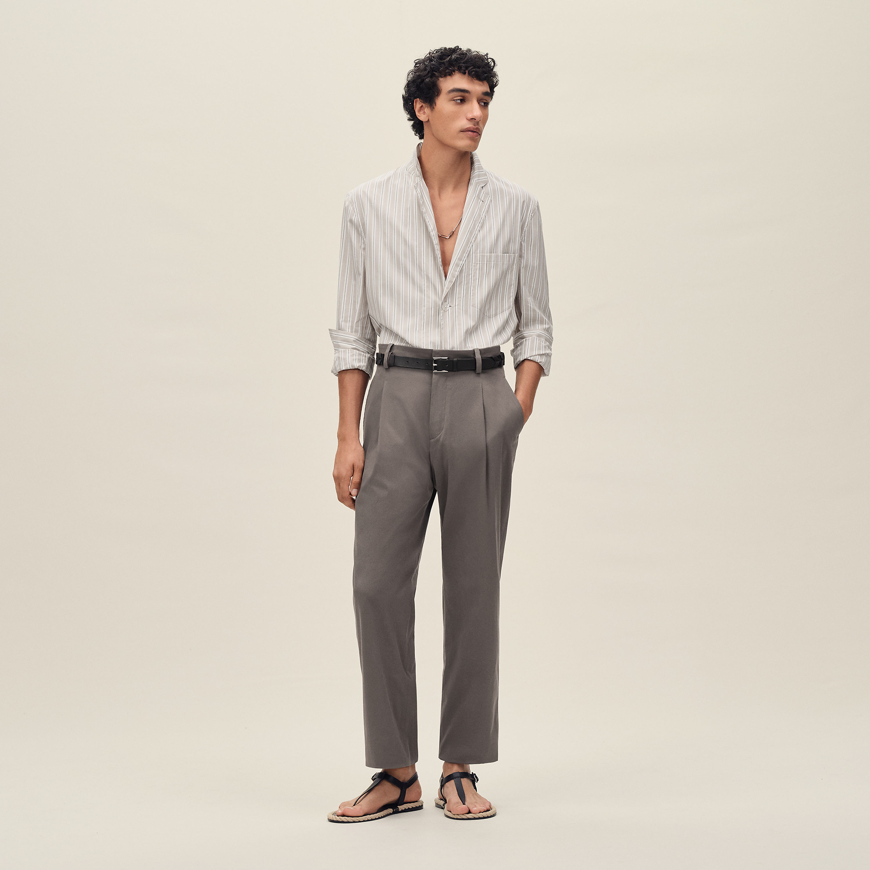 Pleated Palerme pants