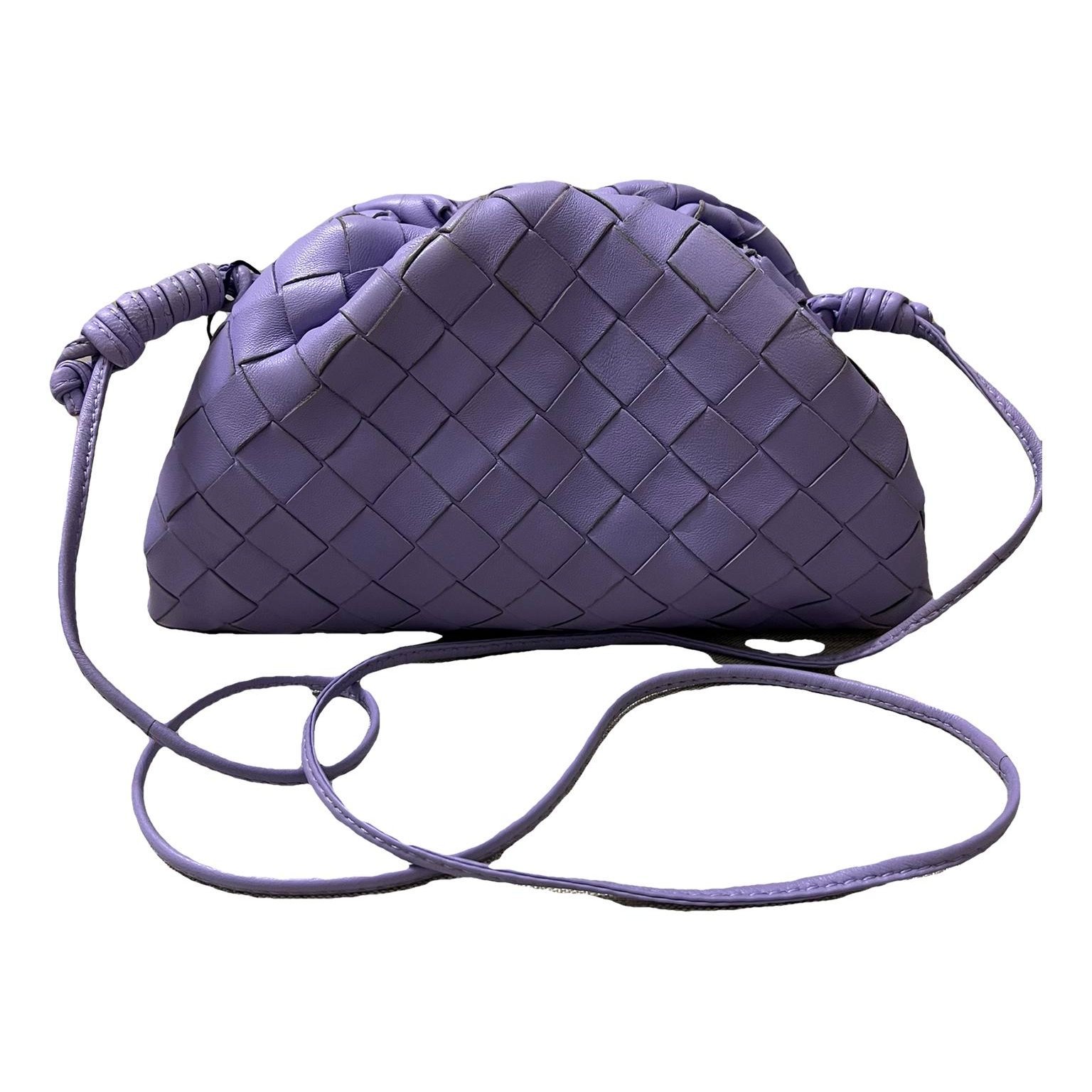 Pouch leather crossbody bag