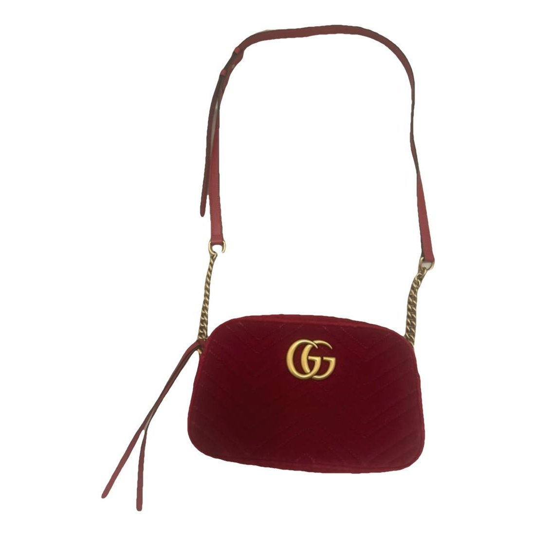 GG Marmont velvet crossbody bag